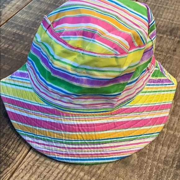 Striped sun hat - Picture 1 of 2